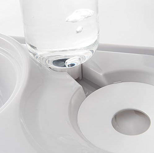 Edelstahl-Haustiernäpfe mit automatischer Wasserflasche