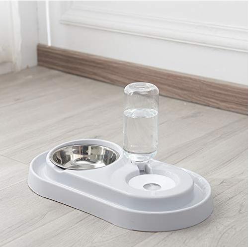 Edelstahl-Haustiernäpfe mit automatischer Wasserflasche
